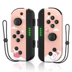 Controlador inalámbrico Compatible con Bluetooth para Nintendo Switch, Android, Mini mando portátil de PC con Turbo