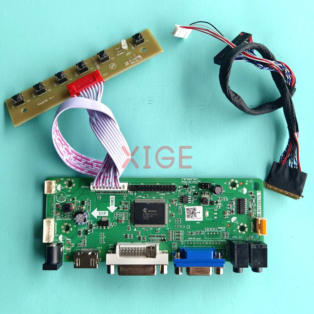 

Для N156HGE-L11/L21/LA1/LB1/LG1 плата драйвера контроллера 15,6 "LVDS 40Pin 1920x1080 HDMI-совместимый DVI VGA ноутбук матрица DIY Kit