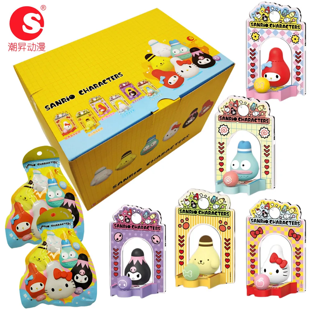 Official Sanrio Characters Bowling Club Series Mini Blind Box Bowling ​​​​​​​Model Toys Collection Desk Figure Decor Funny Gifts