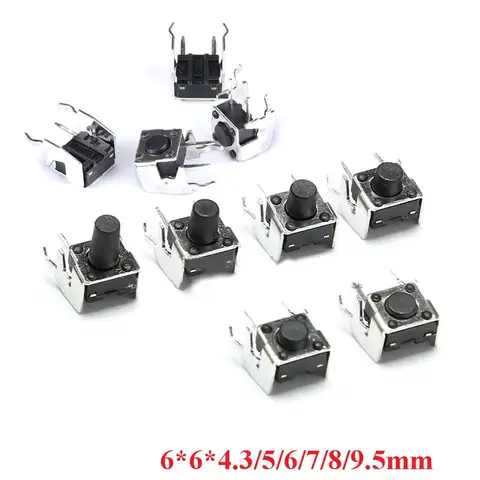 6x6 PCB Tactile Push Button Switch 50 pcs Your Cee