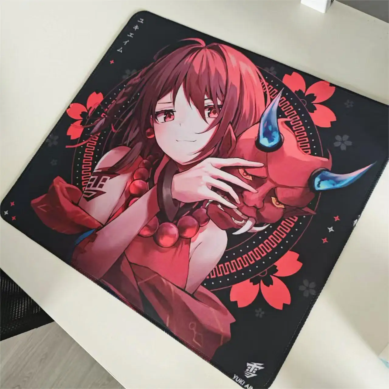 

Game Premium Mouse Mat 45x40CM YUki Aim Speed Mousepad Gamer Professional Gaming E-Sports Mouse Pad Locking Edge Desk Mat