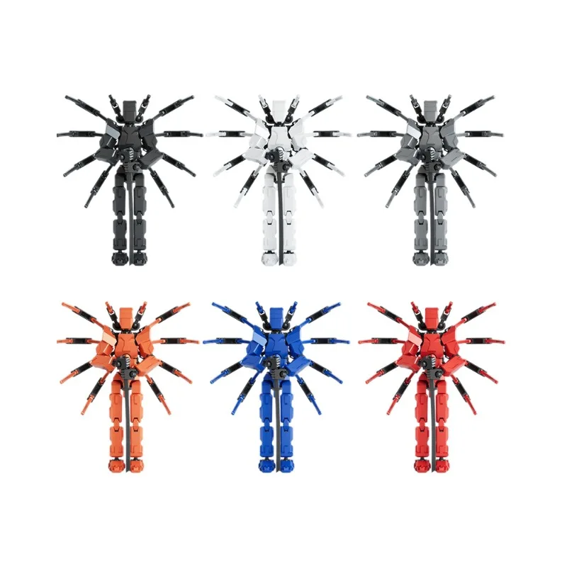 

Multi-joint Movable Assembly Children's Cute Toys Dummy Robot Doll Decompression Desktop Decoration Car Decoration Boy Girl Gift