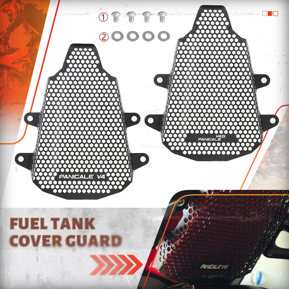 

For Ducati Panigale V4 S/SP/R/Superleggera PANIGALE V4 2021 2022 2023 Motorcycle Pillion Peg Removal Tank Grille Fuel Tank Guard