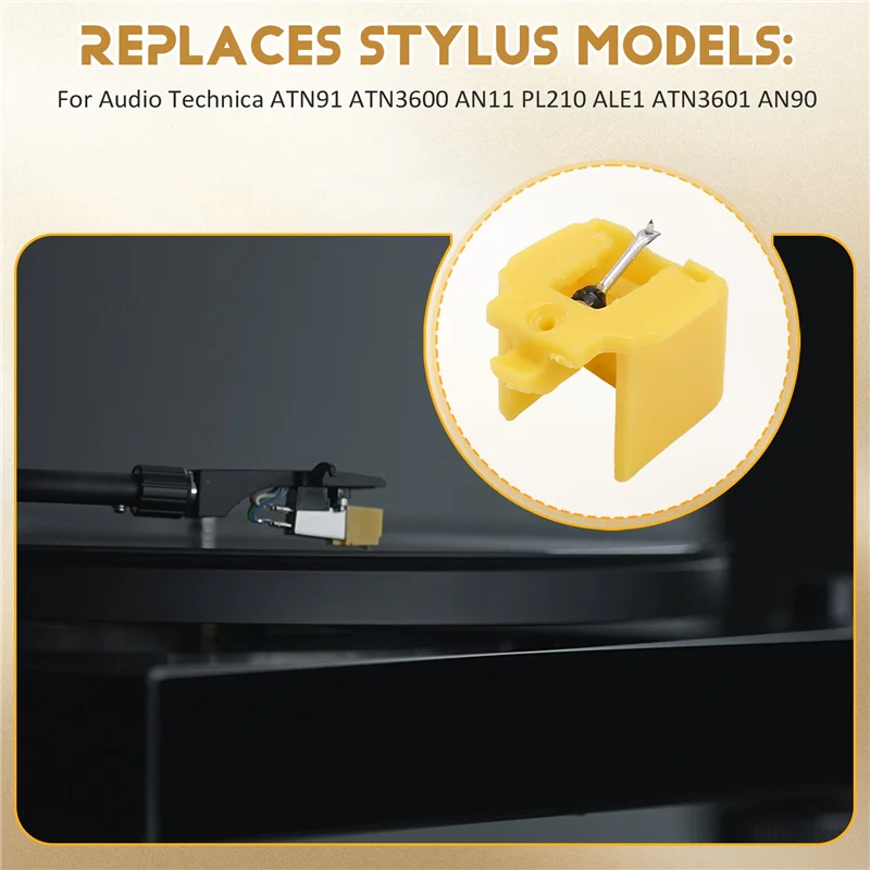 -HOPE ATN91 ターンテーブル交換用スタイラス ATN91 ATN3600 AN11 PL210 ALE1 ATN3601 AN90 LP ビニールレコードプレーヤー針