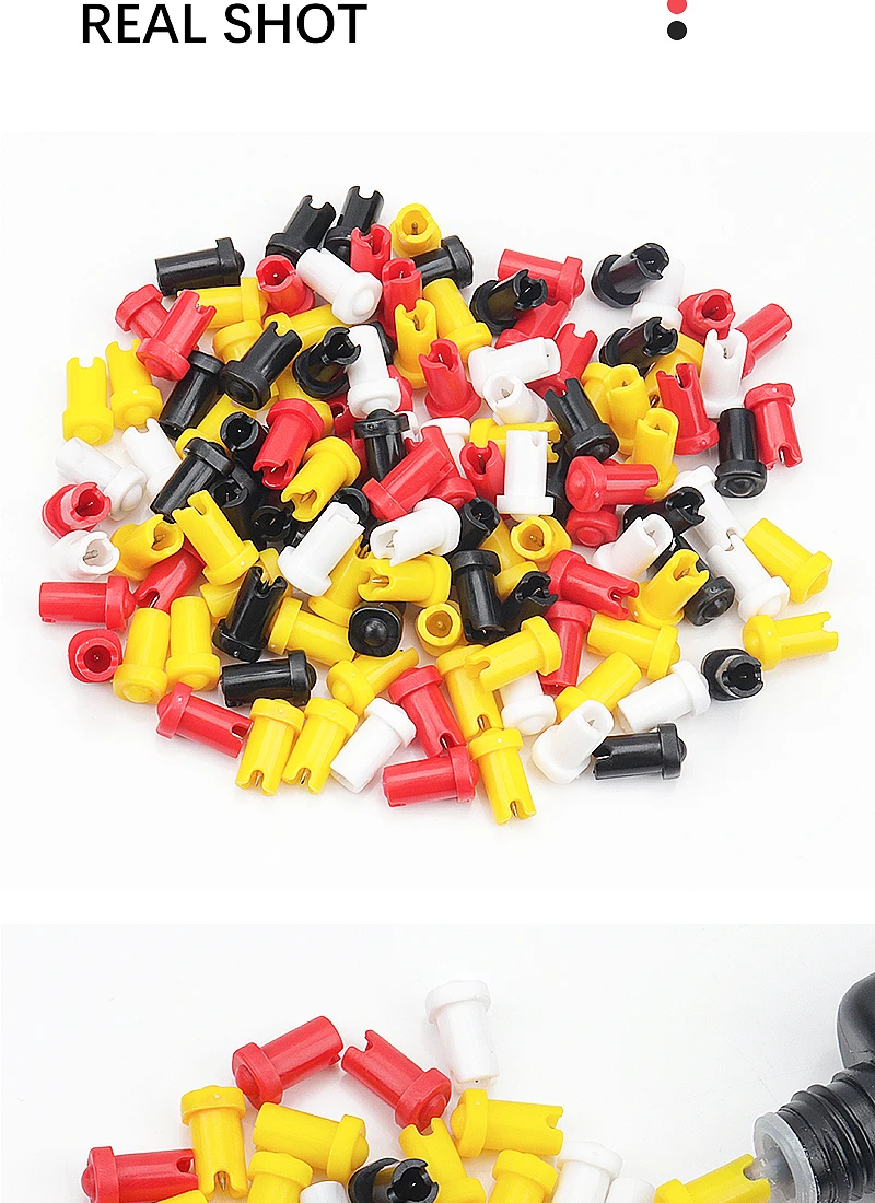 100/50Pcs Wimpern Kleber Flasche Blockieren Nadel Ersatz Wimpern Extensions Kleber Mund Kopf Anti-blocking Werkzeug für graft Lash – Detail 9