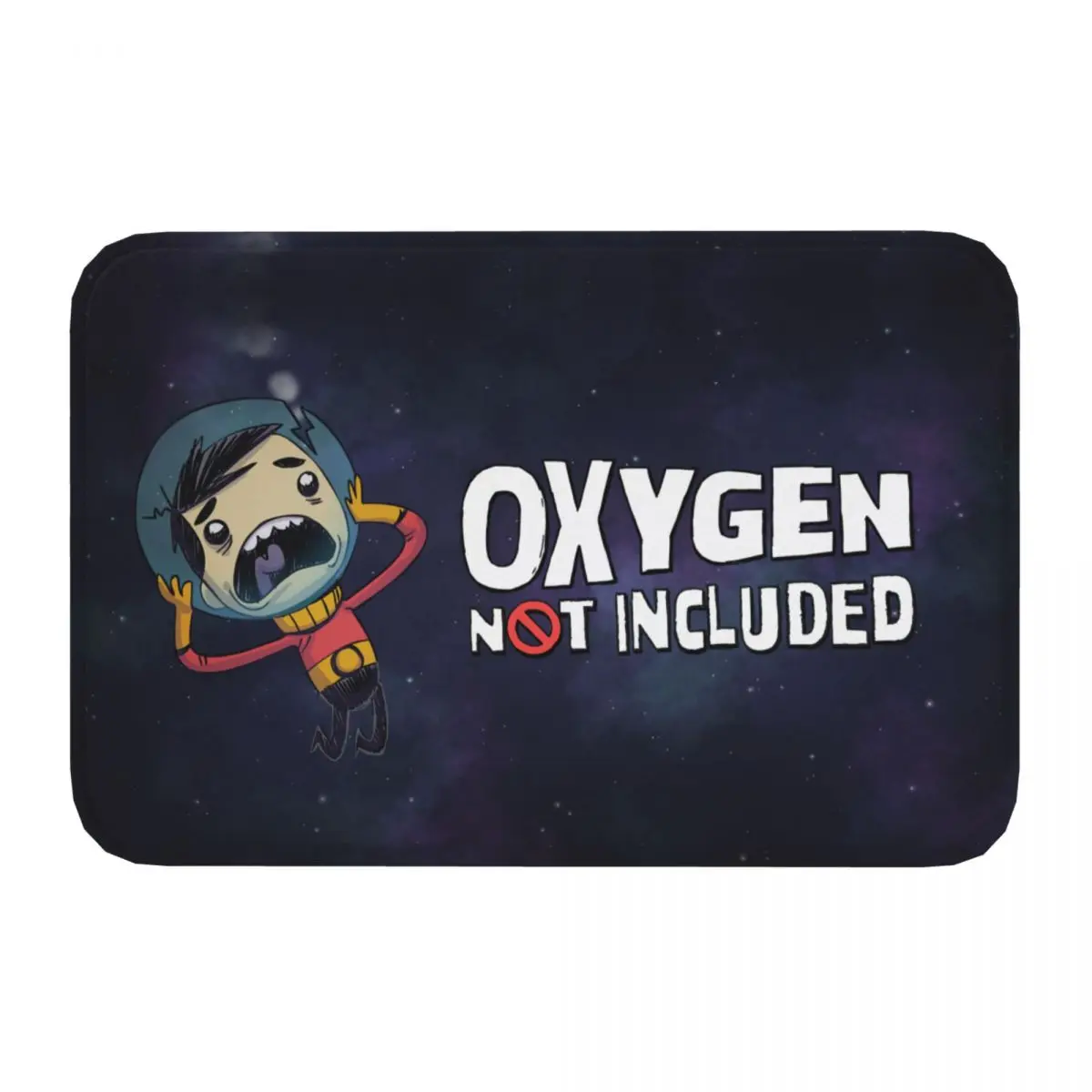 O-Oxygen Not Included Non-slip Doormat Shock Living Room Kitchen Mat Prayer Carpet Home Pattern Decor