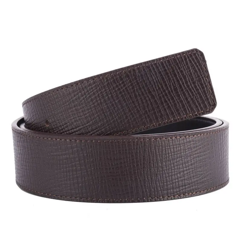 Men's double-sided belt body without buckle 3.8cm new men's and women's belt high-quality cowhide without buckle, free of postag