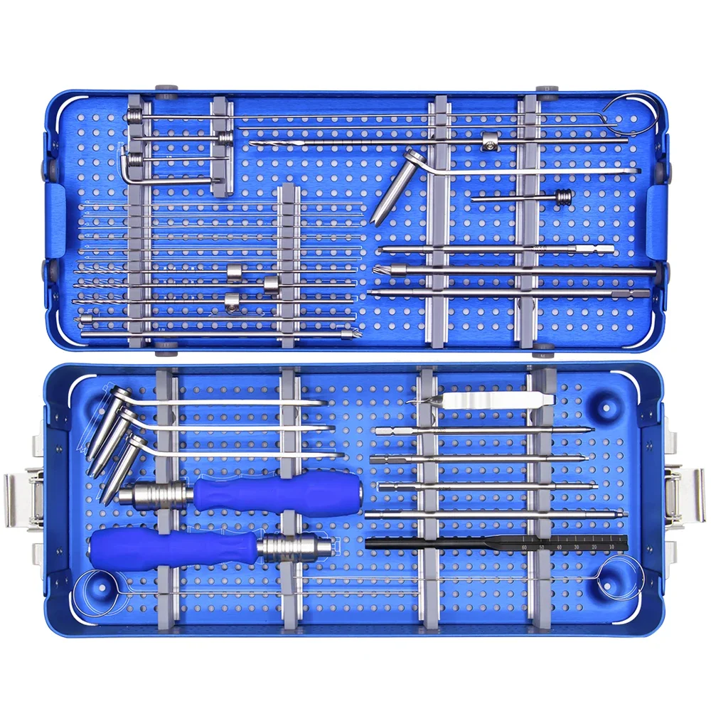 Assured Quality Orthopedic Surgical Instruments 3.5/4.0/4.5mm Cannulated Screw Instrument Set for Fracture Surgery