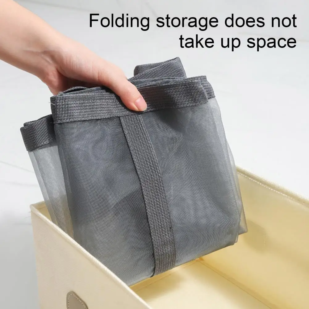 Clothes Basket Portable Laundry Hamper Multifunctional Capacity Laundry Basket with Handle Breathable Mesh Design for Home