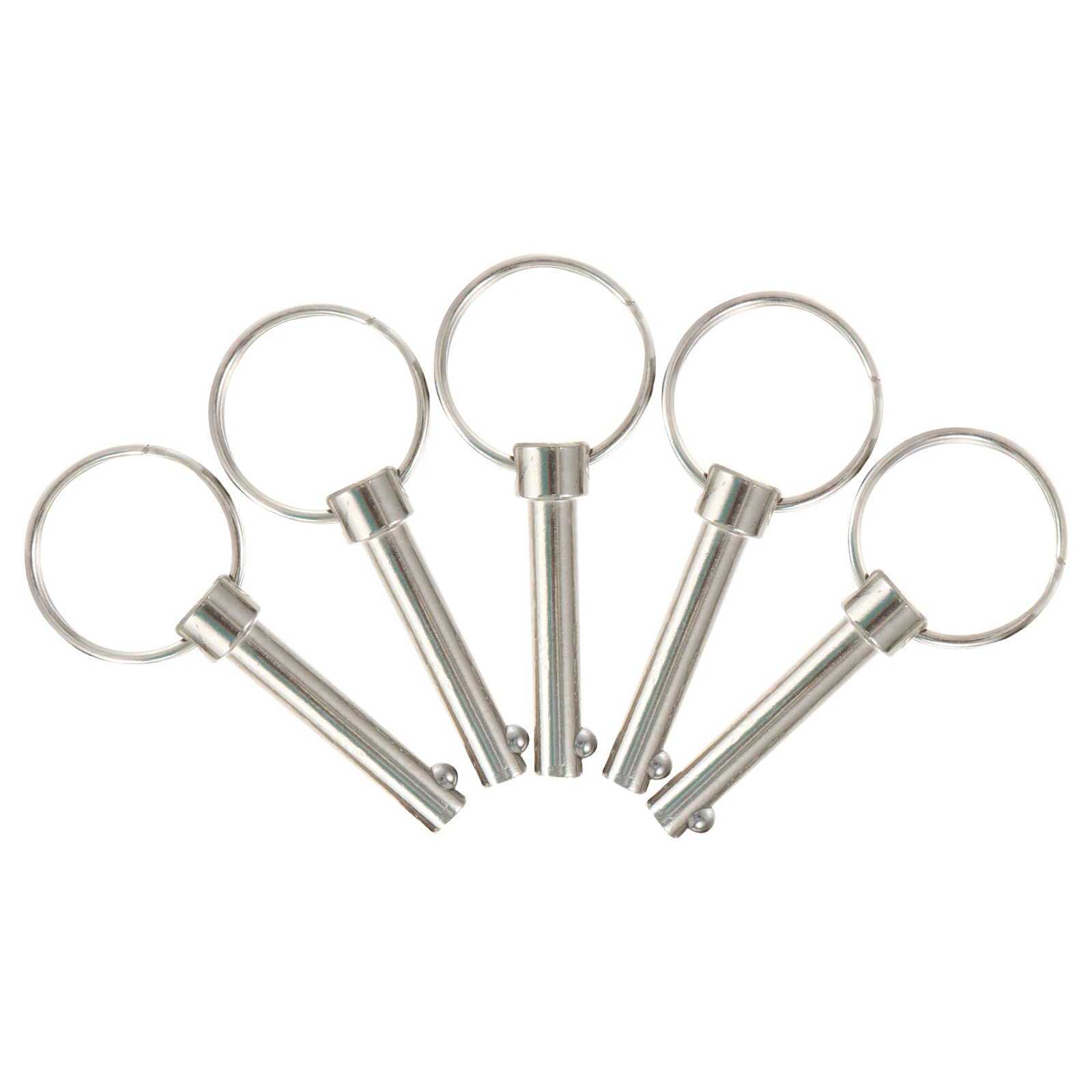 

5pcs Steel Ball Quick Release Locking Pins for Marine Grade Durable Spring Loaded Bimini Tops Hardware Ship Accessories