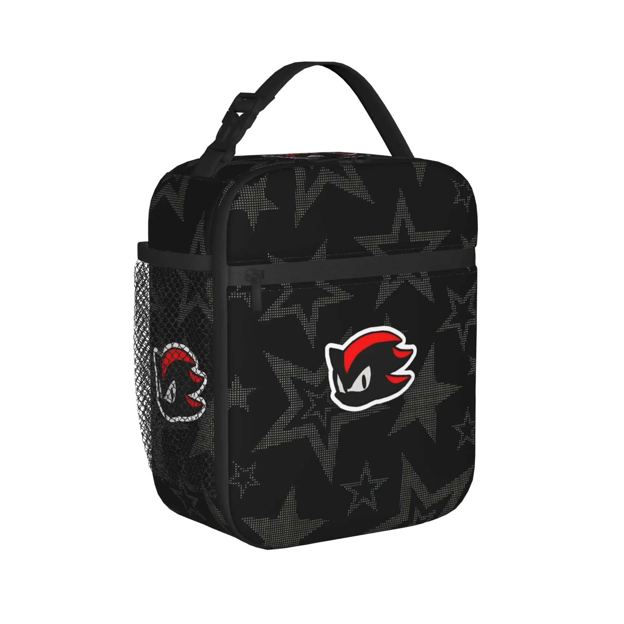 Shadow The Hedgehogs Thermal Insulated Lunch Bags for Office  Portable Bento Box Cooler Thermal Lunch Boxes