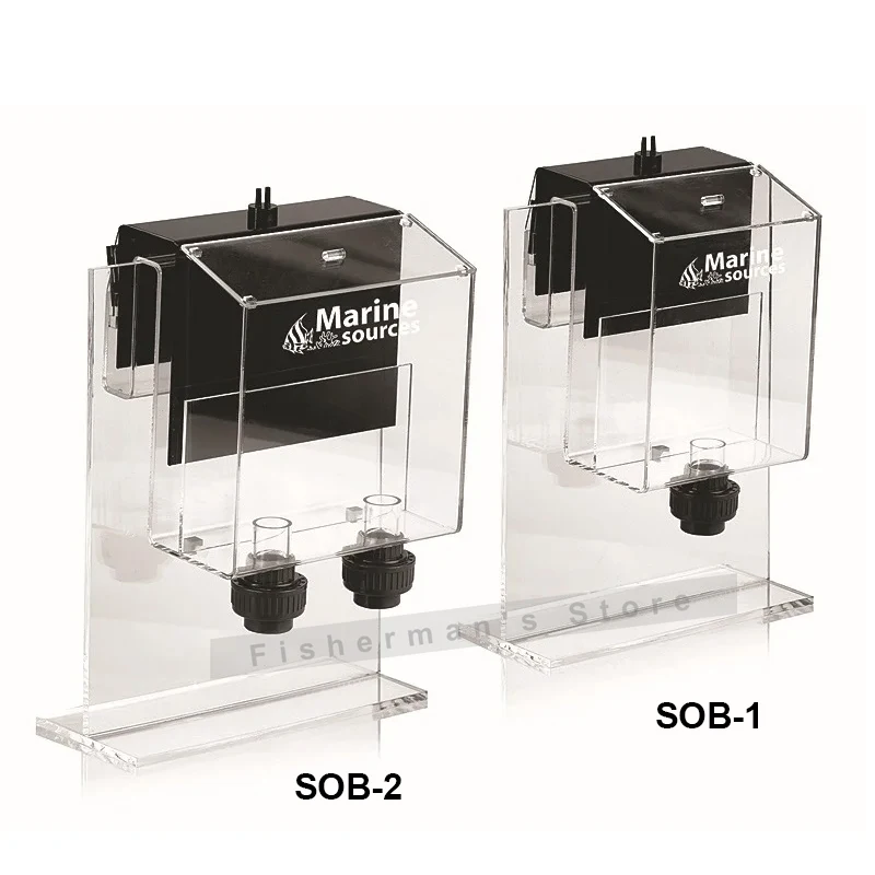 Marine Sources Aquarium Waterbox, Siphon Overflow Box, Fish Tank Supplies, Aquatic Accessories, SOB-1, SOB-2