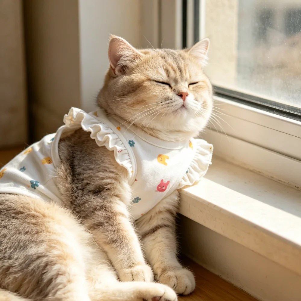 Frühlings- und Sommerweste für Katzen und Hunde, atmungsaktive Katzenkleidung, lässiger Hundepullover, geeignet für kleine und mittelgroße Hunde