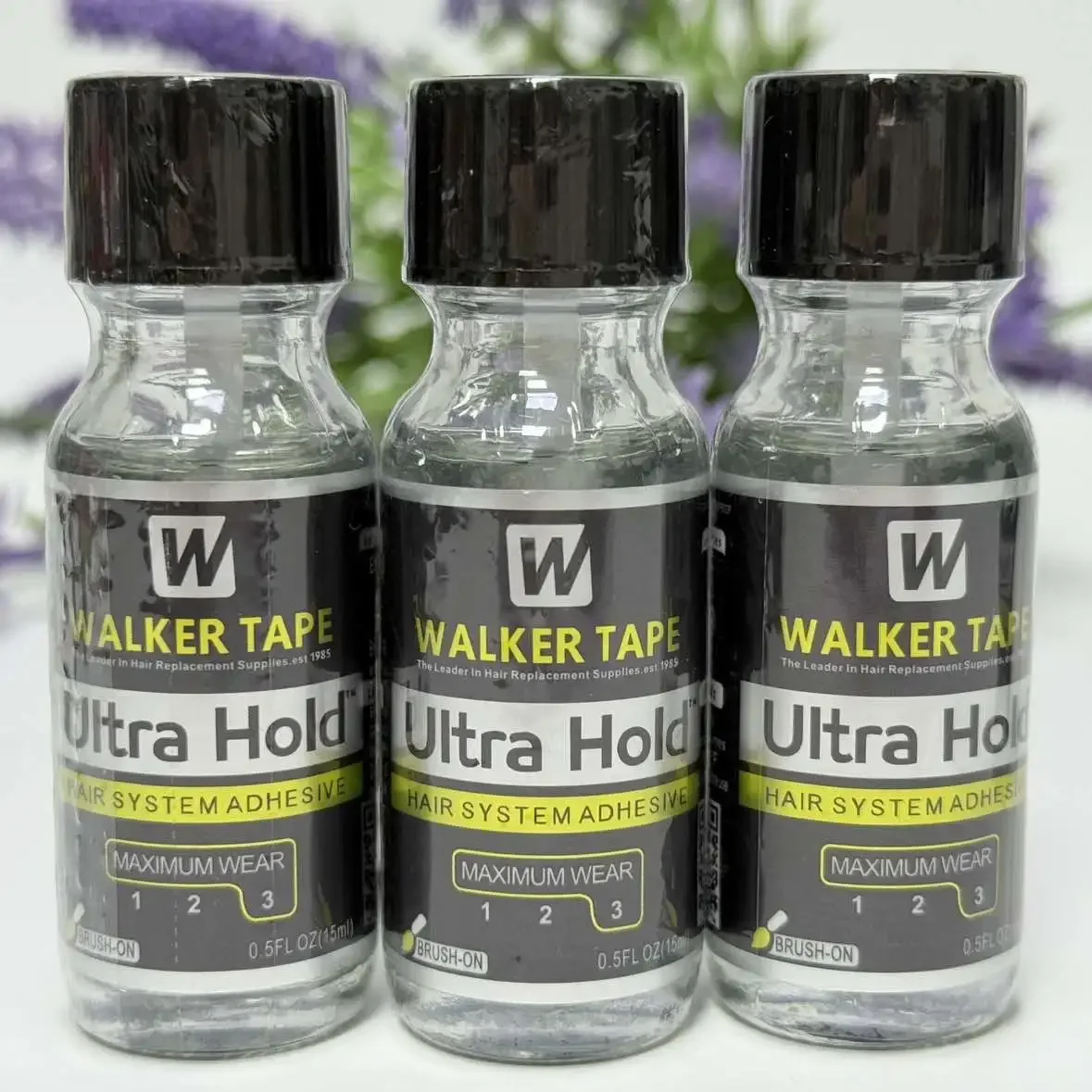 

0.5 FL OZ Ultra Hold Hair Adhesive Glue Brush-on Lace Wig Glue For Lace Wig/Closure/Toupee Soft-bond Silicone Adhesive Glue