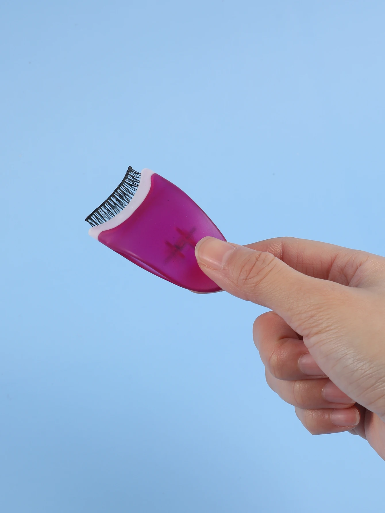 1 قطعة أداة قضيب الرموش ، مجموعات الرموش الملقط للرموش الصناعية ، منحني لتقوم بها بنفسك قضيب الرموش الملقط البلاستيك