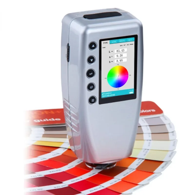 Inexpensive Portable WR10 8mm WR10QC 4mm Delta E Colorimeter Color Meter Plastic Film Pigments Paint etc