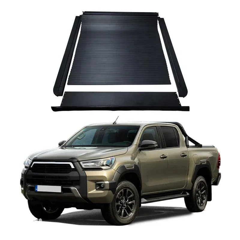 High Quality Waterproof Truck Electric Pickup Truck Tonneau Cover for Toyota Hilux Revo 2015 2023 Electric Roller Shutter Cover