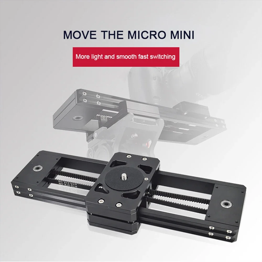 Lightweight Mini Camera Track Slider Double Layer Aluminum Video Camera Slider Portable Professional Camera Slider
