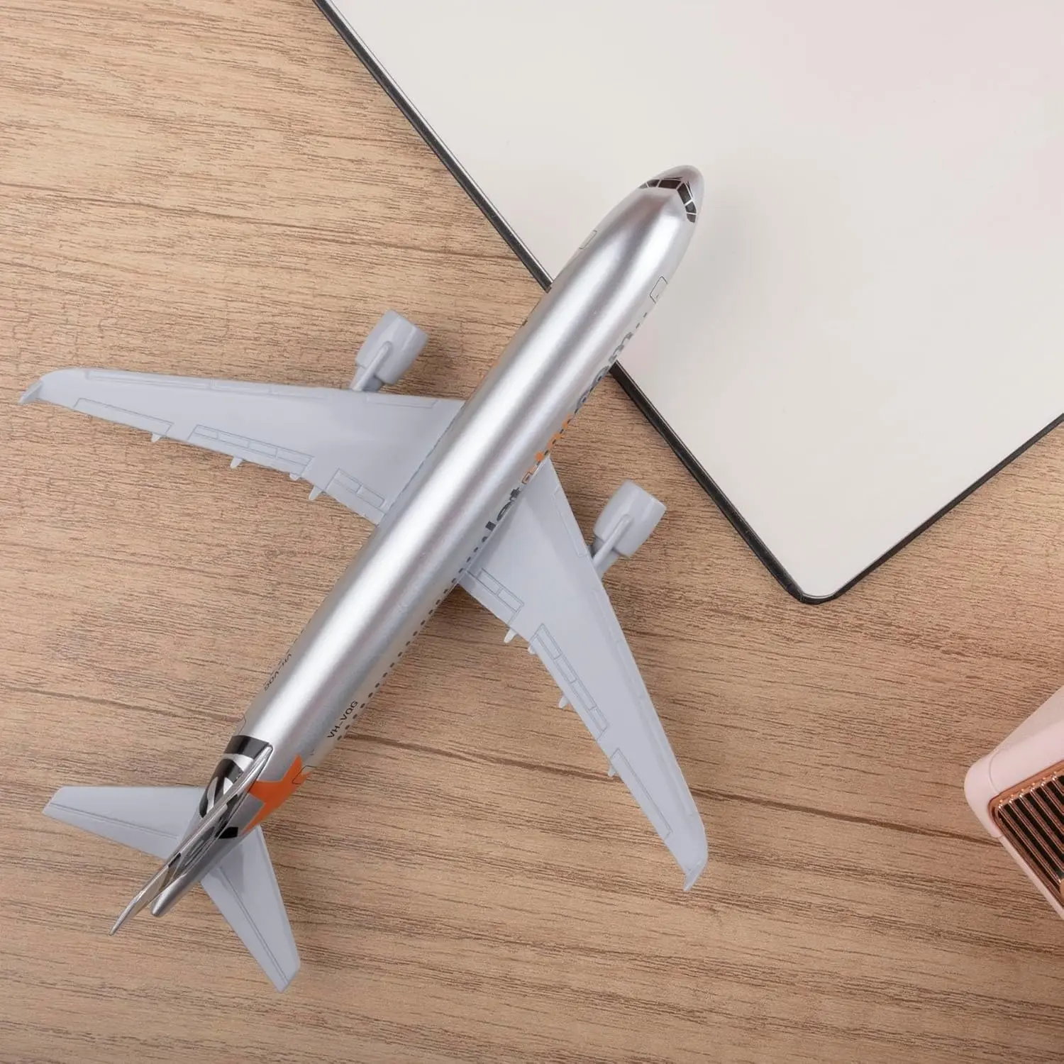 20cm Jetstar A320 Diecast Metal Airplane Model with Stand Wheel for Aviation Enthusiasts Gifts Home Decorations or Collection view 4