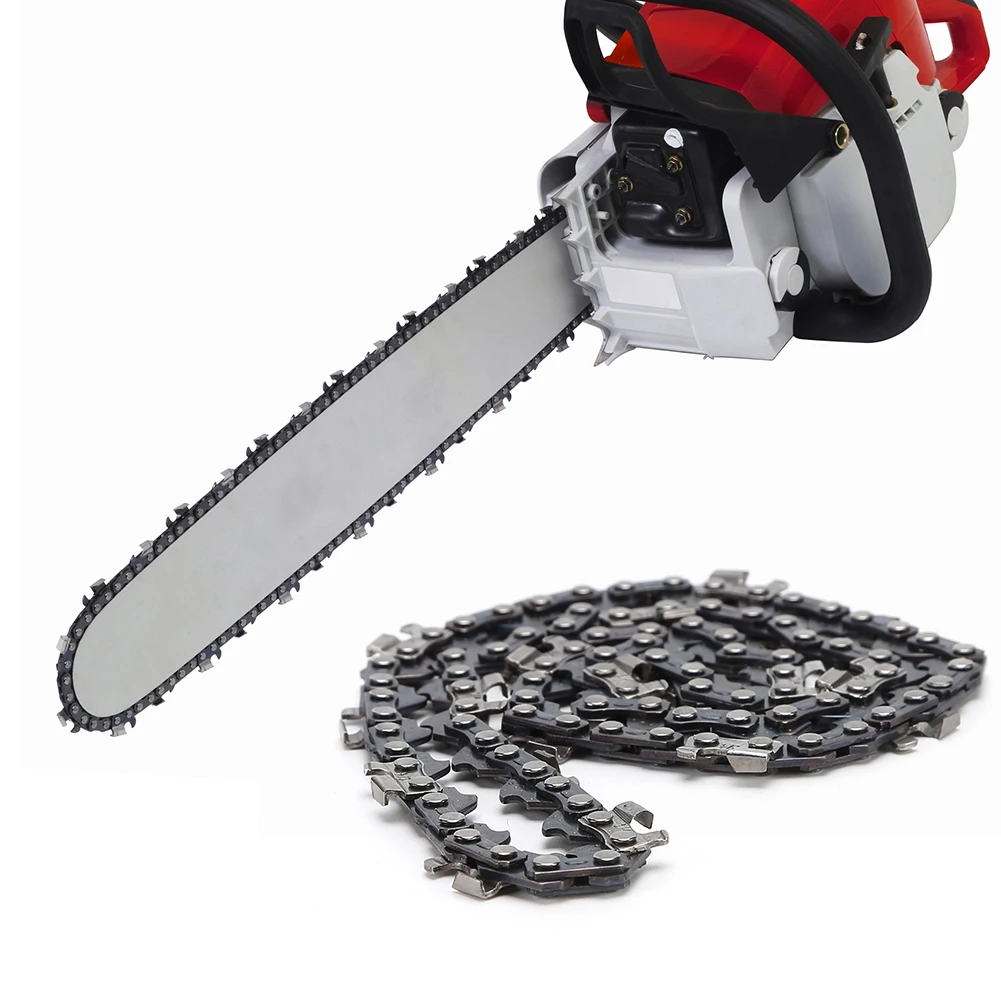 4/6/8/12 Inch Metal Chainsaw Chain 45 Drive Links 3/8inch Pitch Chainsaw Blades Electric Saw Accessory for Wood Branch Cutting