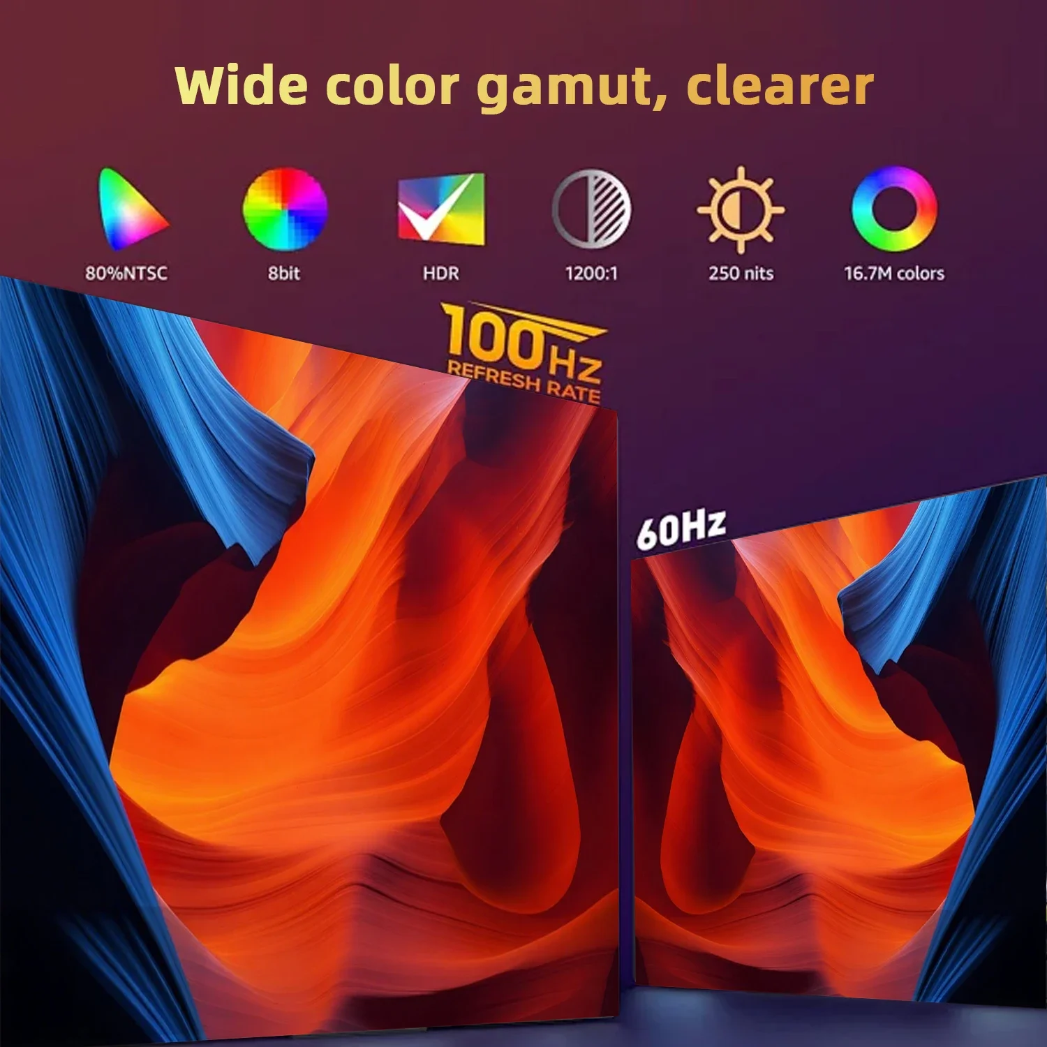 YouTube Prime videoprojector 8 '' touchscreen 4K 1080P WiFi Bluetooth Android iOS Mirroring 180 °   Flip HDMI USB Karaoke 30-300''