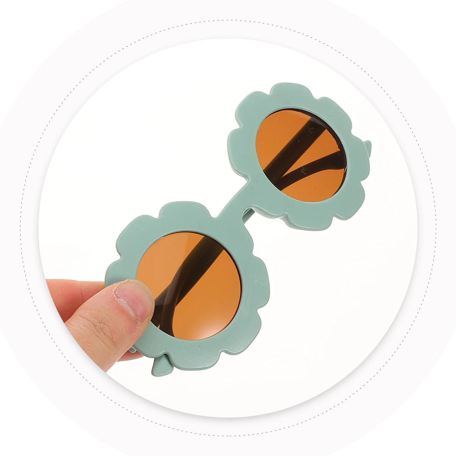 

3Pairs Sunglasses Cute Sunflower Style Lightweight Shades for Birthday Party Festival Gift Accessory