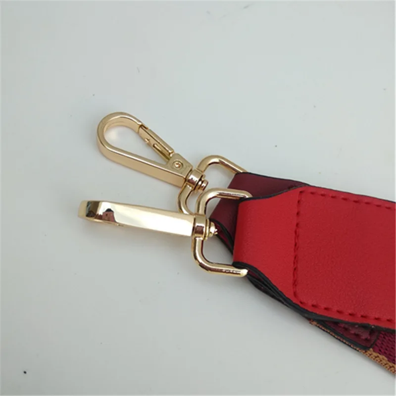 80-130cm bolsa cinto feminino acessórios alça ornamento listra com couro largo ajustável 5cm largura alça de ombro