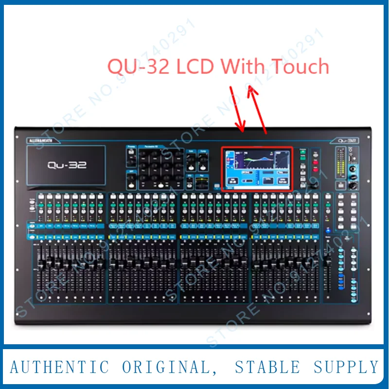 

Оригинальный новый ЖК-экран для Allen&heath QU32 QU-32, ЖК-экран с дигитайзером сенсорного экрана для Allen Heath QU-32