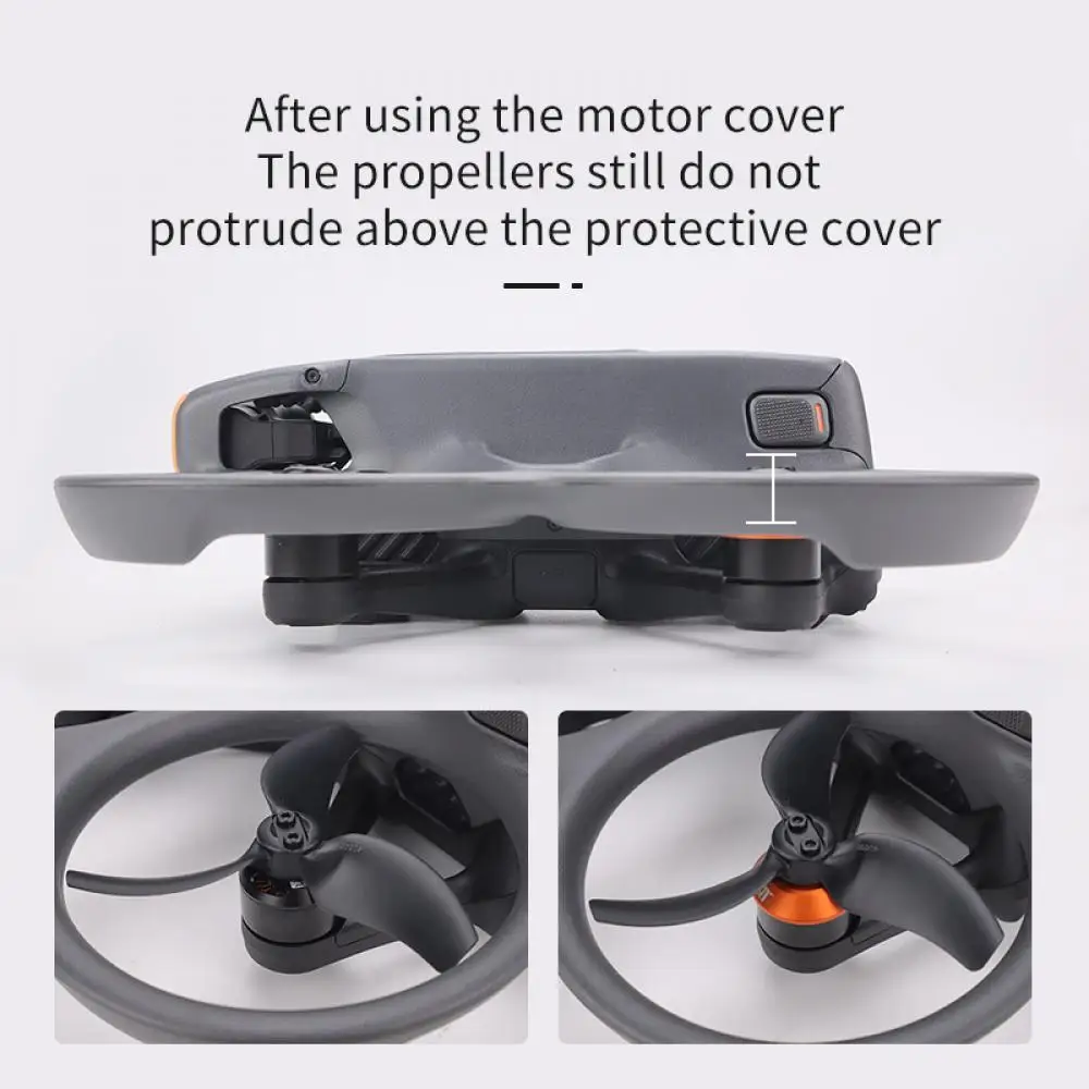 4 STUKS Aluminium Motor Cap Stof Beschermhoes voor DJI Avata 2 Drone Motor Krasbestendig Mount Protector Accessoires