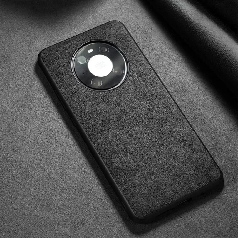 Alcantara Leather Phone Case For Huawei Mate 60 Pro Mate 50 30 20 20RS Mate 40 Pro Plus Pura 70 Ultra P60 P50 P40 P30 Back Cover 