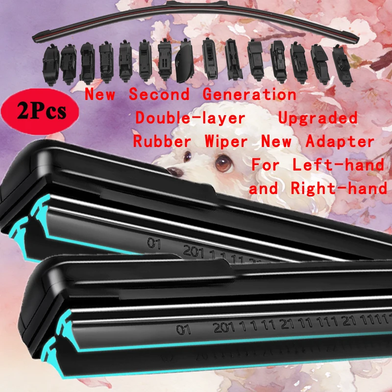 

For MG GS 2015 2016 2017 2018 2019 AS21 Cleaning Windscreen Windshield Accessories Windows Brushes Washer Car Front Wiper Blades