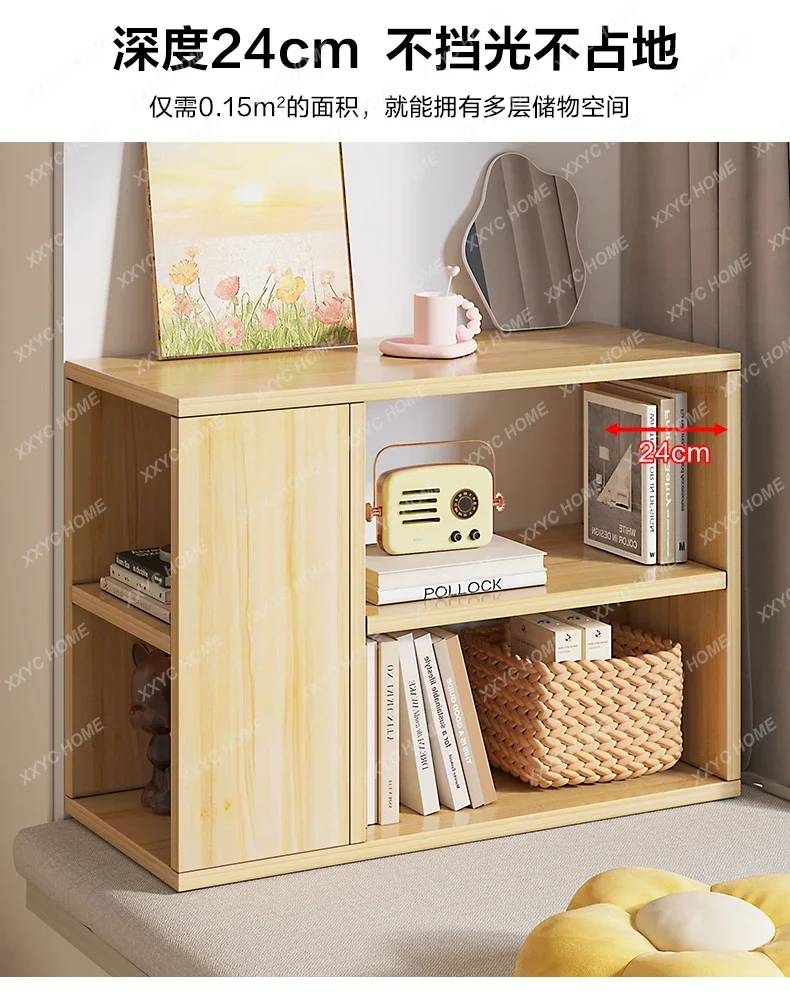 bay window balcony locker bookcase tatami low cabinet window sill cabinet shelf bedroom locker household glove cabinet