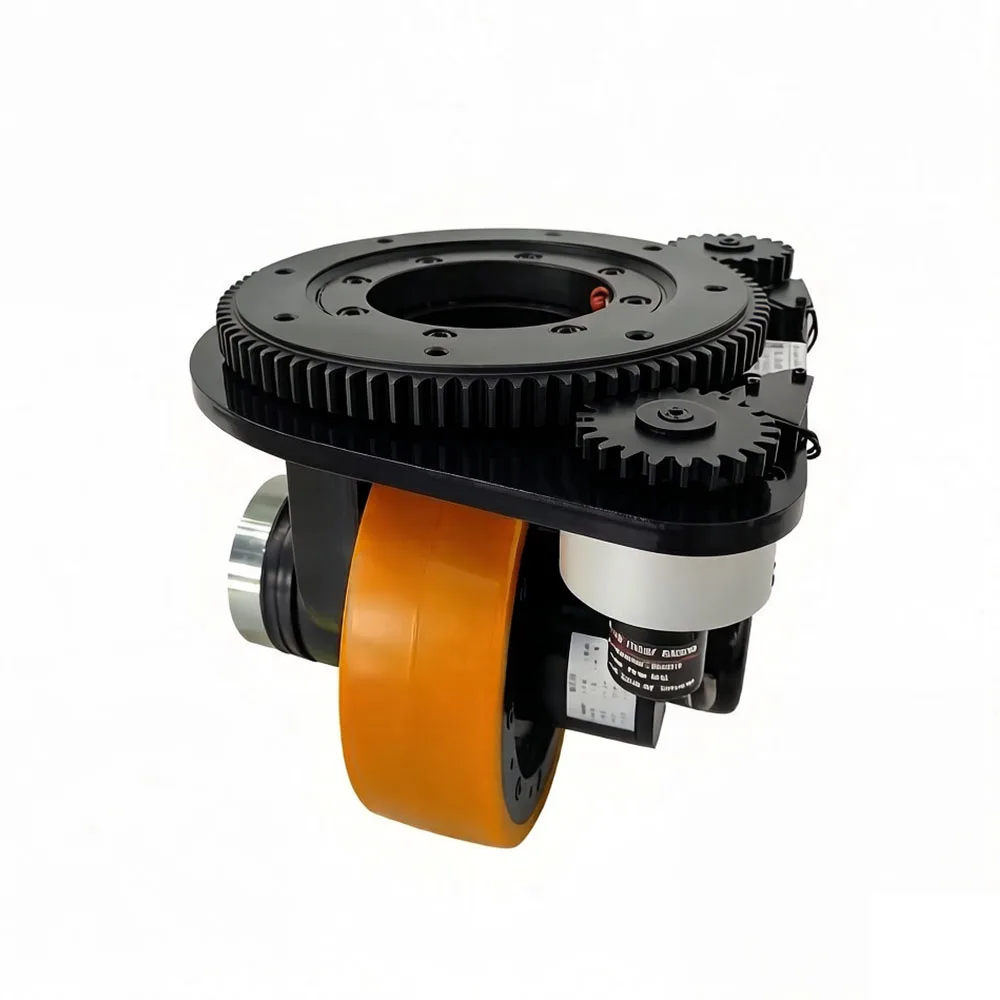 CE Certification Horizontal Robot Steering Wheel 1900W Traction 750W Steering Motor AGV Horizontal Drive Wheel Unit
