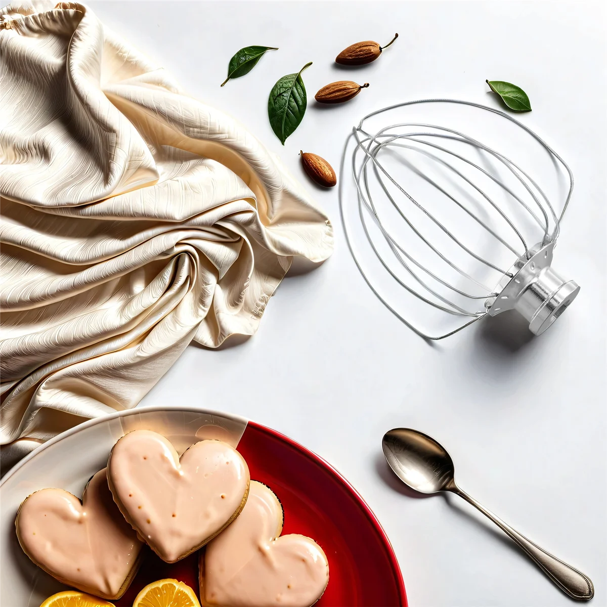 Whisk attachment for kitchenaid, misturador com cabeça de inclinação, aço inoxidável ovo creme agitador, substituição para k45ww