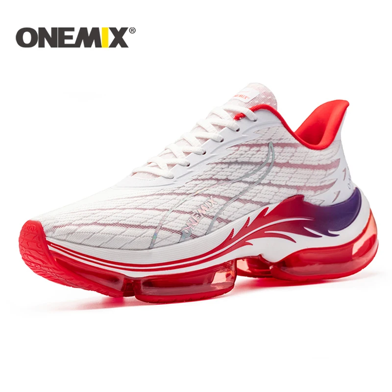 

ONEMIX 2022 New Running Shoes Men Air Cushion Running Men Walking Shoes Trainers Shoes Men Sport Sneakers Women Free Shipping