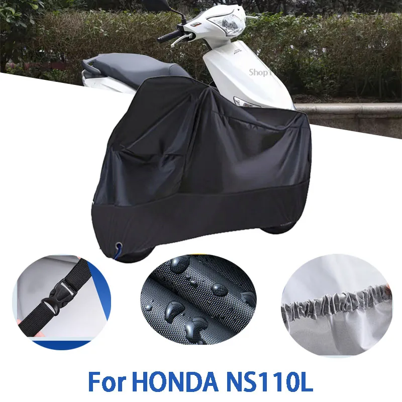 

Motorcycle Full Covers For HONDA NS110L Car Outdoors Sun Protection Dust No Ear Thickened Oxford Clothcover Accessories