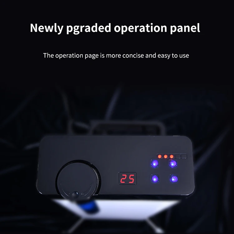 Macchina per vaporizzare i capelli con micro nebulizzazione per spruzzatore per capelli Nano a luce blu per il trattamento dei capelli