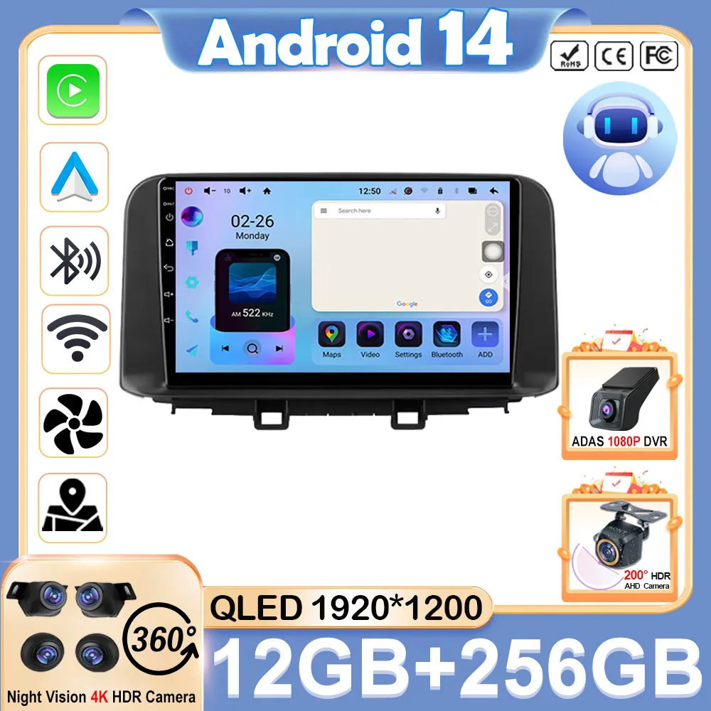 

Auto Screen Android For Hyundai Encino 2018 - 2019 Head Unit 7862 No 2din Carplay Radio Navigation Car Multimedia Monitor Video