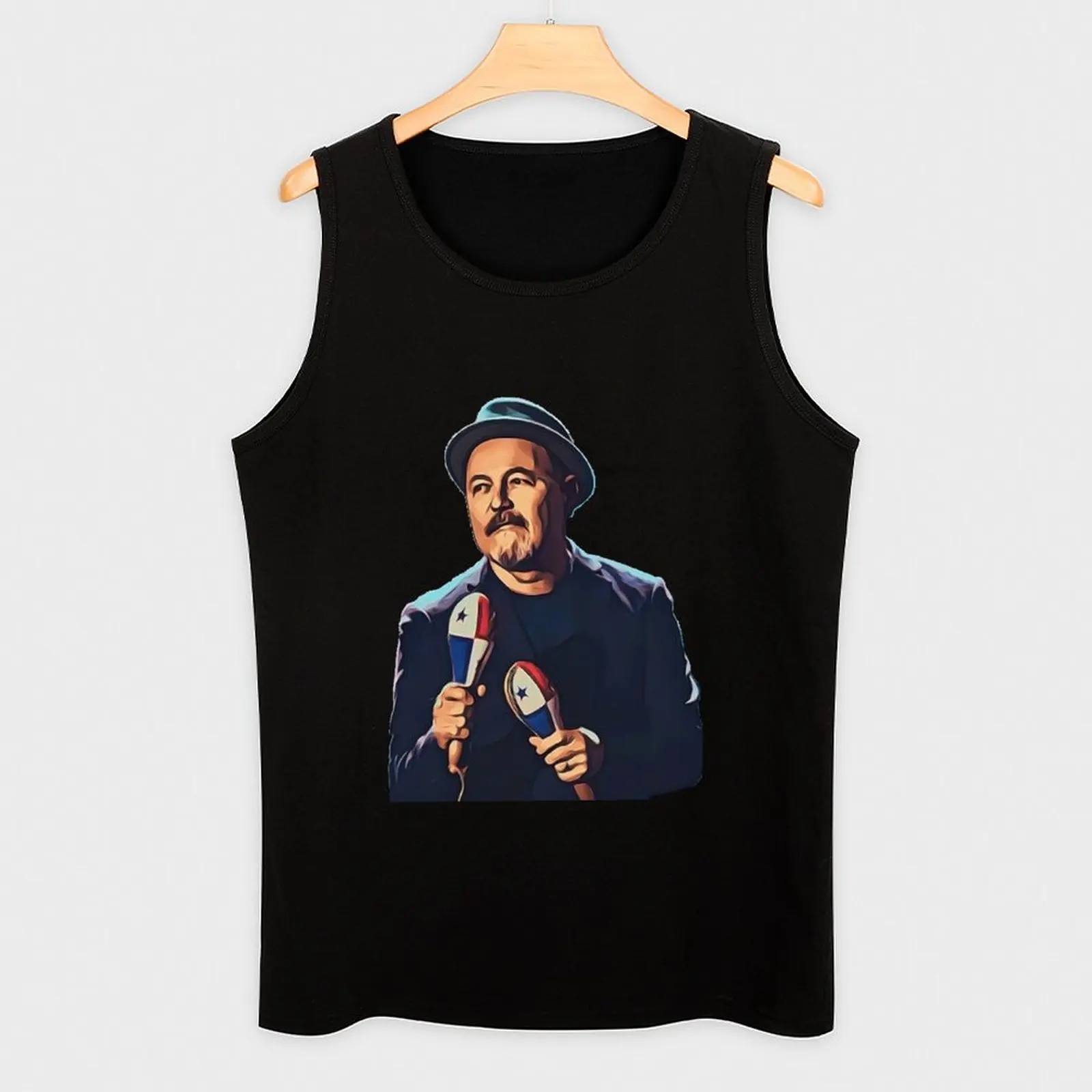 روبن بليدز - تي شيرت El شاعر دي لا السالسا بدون أكمام للصالة الرياضية للرجال ملابس رياضية للصالة الرياضية