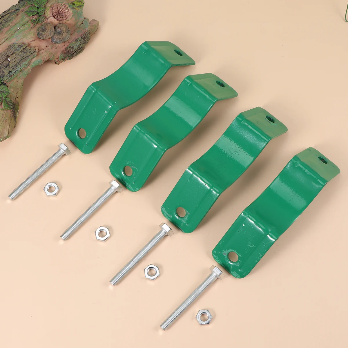 

Tree Support Stakes Durable Iron Material Easy Installation Plant Garden Stakes Tree Ring Fixator Fixing Hoop Strong Hardness