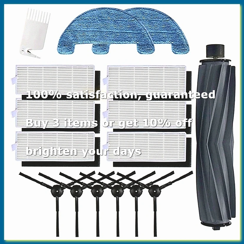 ●For OSOJI 950 990 680 870 Robot Vacuum Cleaner Main Side Brush Hepa Filter Mop Cloth Vacuum Cleaner Spare Parts-ABFB