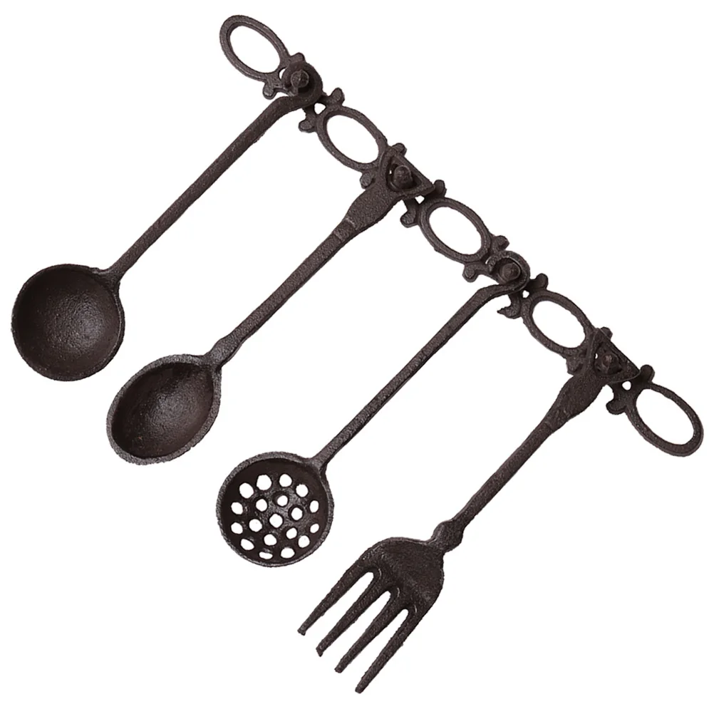 

Decorative Wall Hook Rack Cast Iron Hooks Kitchen Utensils Organizer Finish Hardware Home