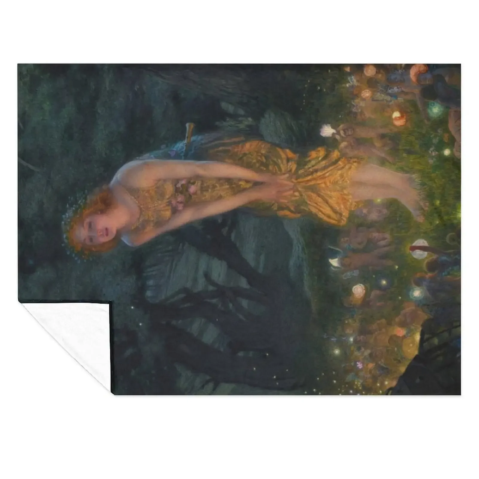 

Midsummer Eve Edward Robert Hughes fairies mythology fantasy Throw Blanket For Sofa Thin Sofa Furrys Luxury Thicken Blankets