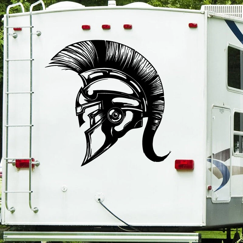 Vinyl wall decal home decoration living room bedroom art deco spartan helmet warrior ancient greek sticker mural GXL11