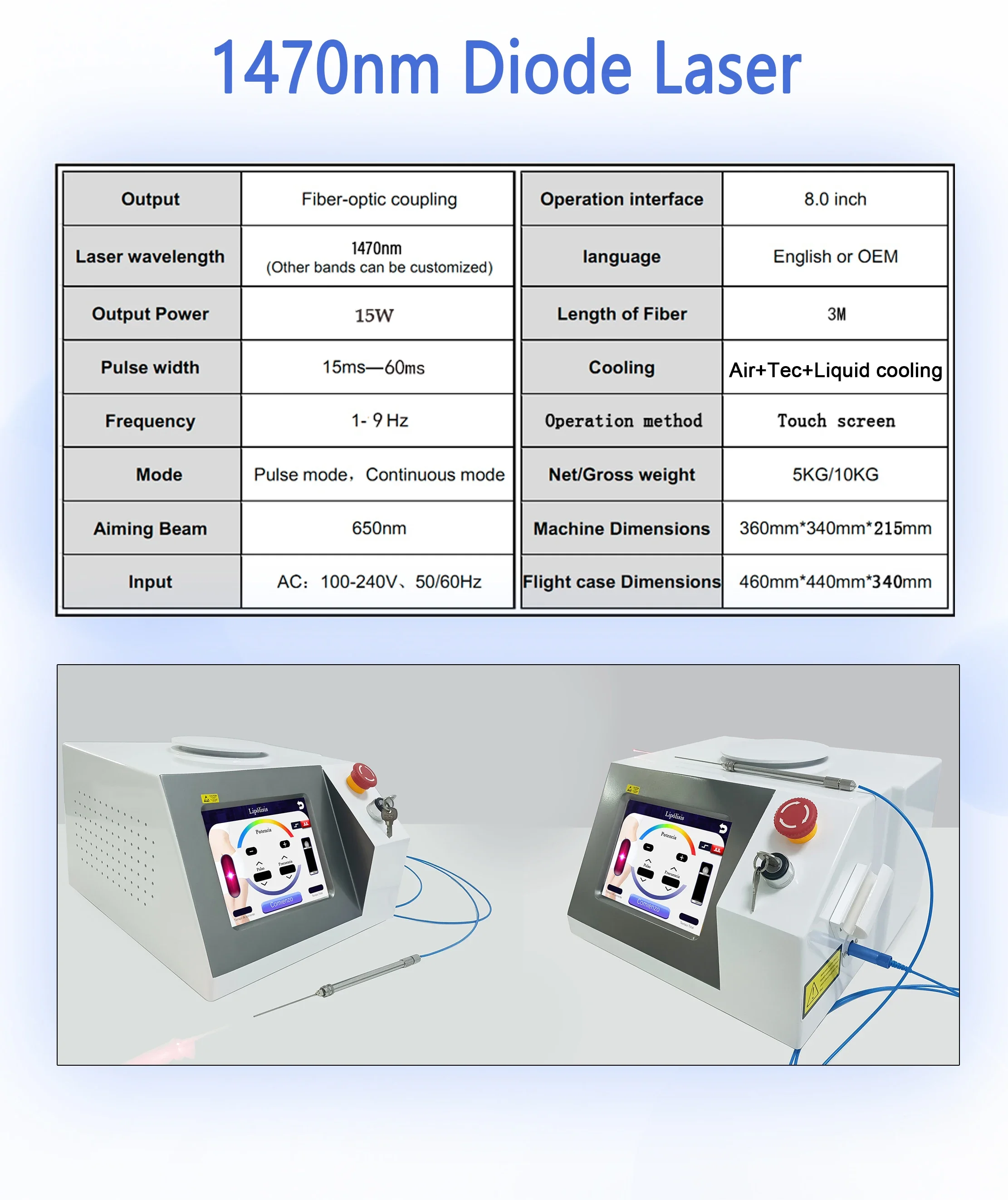 Best price laser surgery diode laser 1470 nm medical instruments