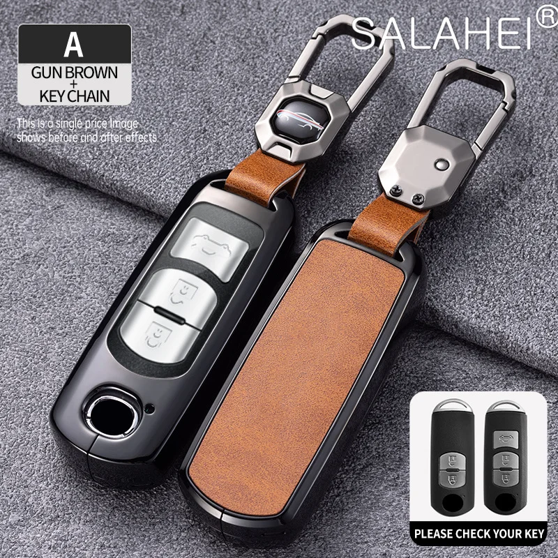 

Car Remote Key Case Cover For Mazda 2 3 6 Atenza Axela Demio CX-5 CX5 CX-30 CX-3 CX-4 CX-5 CX7 CX-9 MX5 2015 2016 2017 2018 2019