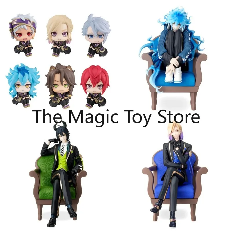 

Genuine Bandai Megahouse Look Up Series Disney Twisted Wonderland Azul Ashengrotto Leona Jack Ruggie Collectible Model Gift