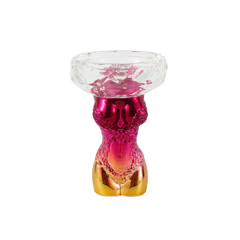 

Аксессуары для арабского кальяна, чаша из смолы с кристаллами для кальяна-чича Hooka, потрясающий красивый дизайн, идеально подходит для курения девочек