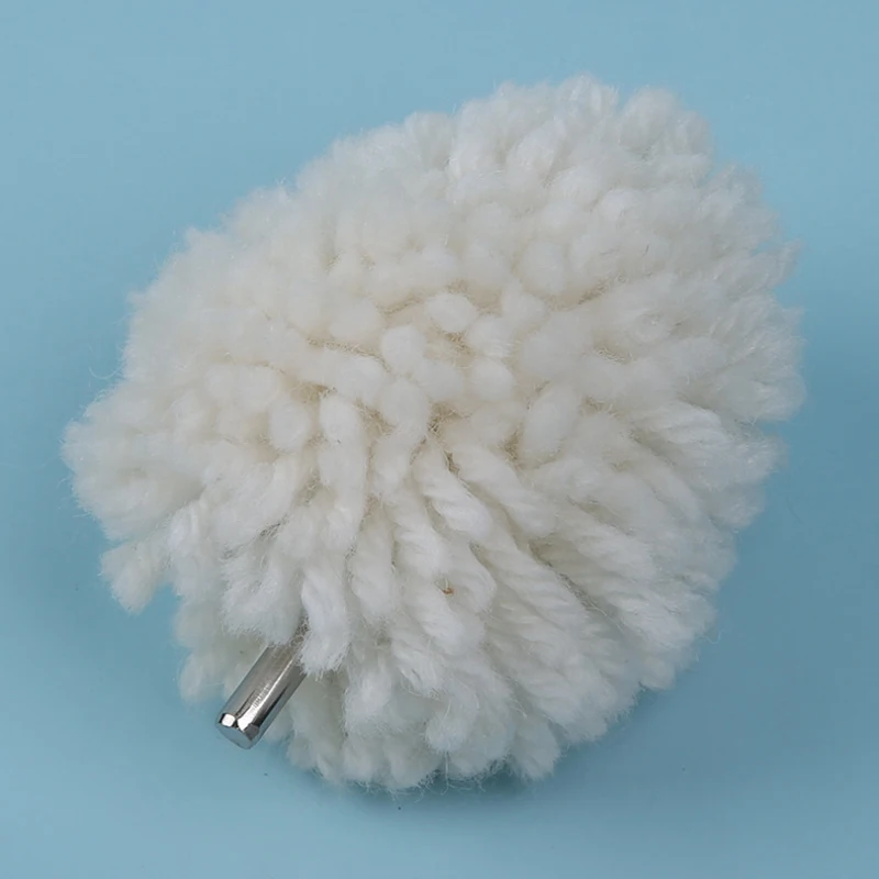 

3inch Wool Ball with 6mm Shank Jade Carving Mirror Polishing Wheel Grinding Head Electric Grinding Accessories