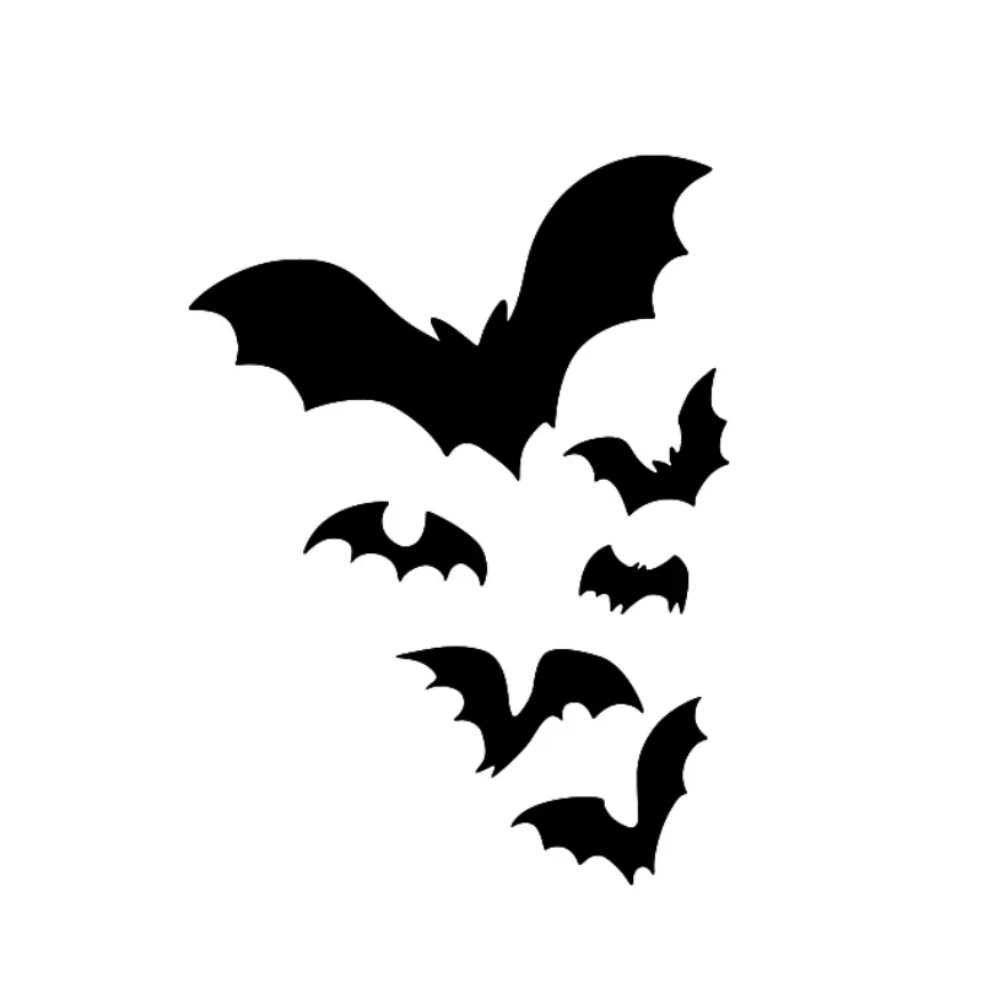 Car Flock of Bats Flying Decor Stickers for SUV Camper RV Van Motorhome Caravan Vinyl Decal Decoration Accessories Car Sticker